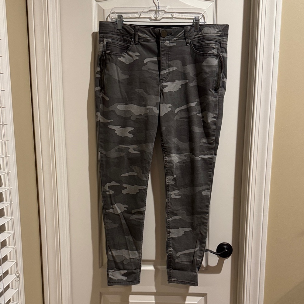 Women’s Democracy Green Camo Pants